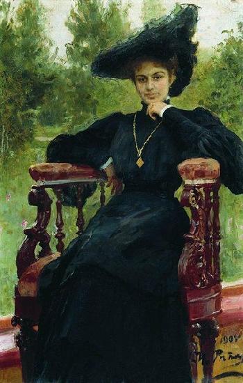 Ilya Yefimovich Repin Andreyeva by Repin France oil painting art